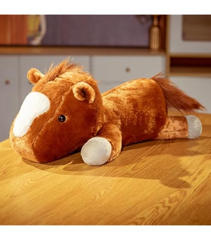 Amazon.co.jp: 可愛い リアル 馬 ぬいぐるみ 動物 おもちゃ おもしろい